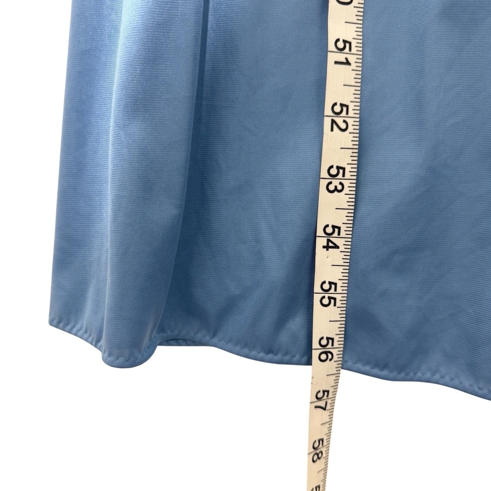 Vintage Lily of France Blue Lace Peignoir Set Robe & Nightgown Lingerie Small - Picture 4 of 9